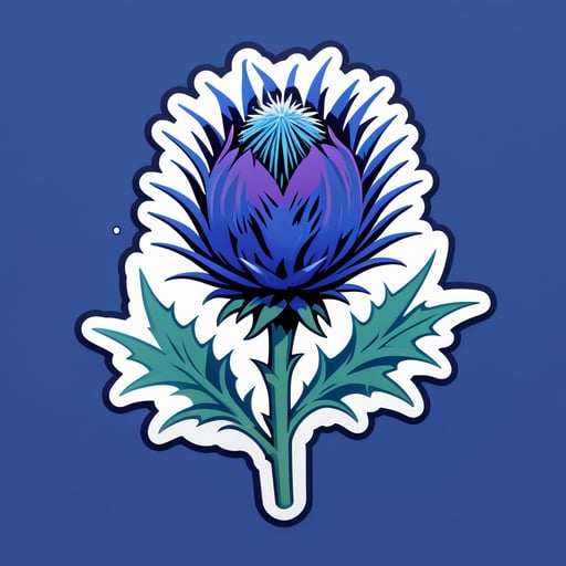 Êxtase de Cardo Azul Infinito sticker