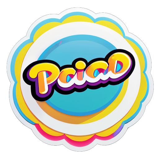 創建一個貼紙名稱 priya sticker