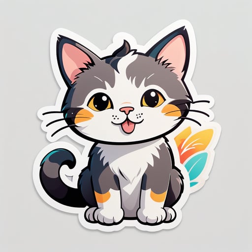 cute cat sticker