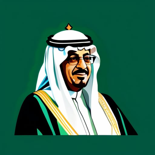 King Abdulaziz sticker