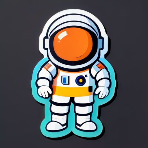 우주 비행사 sticker