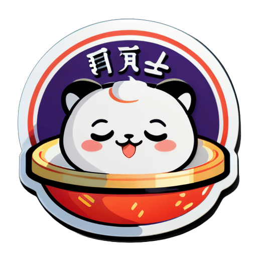 'Baozi in Shanghai' sticker