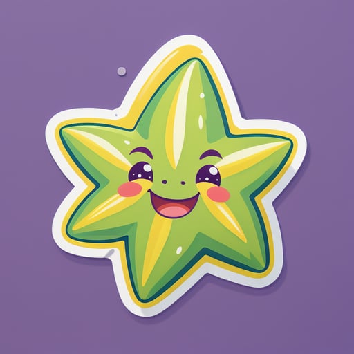Silly Starfruit sticker