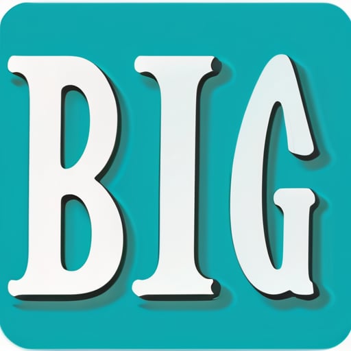 "BLOG" in font "Bradley Hand ITC" and color should be "Turquoise" sticker