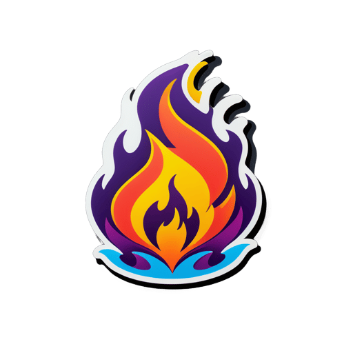 Đồ họa Flame sticker