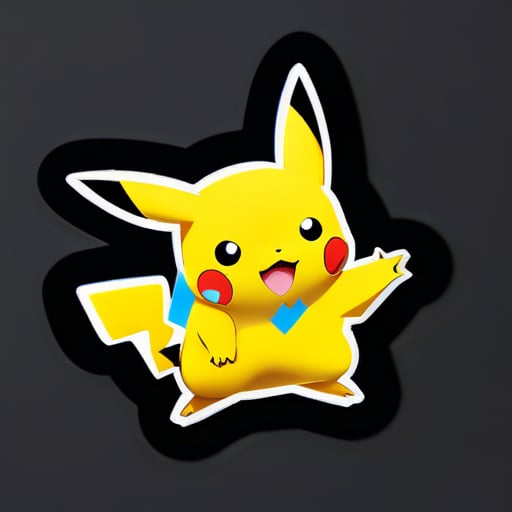 Pikachu sticker