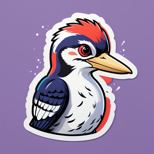 Reassured Woodpecker Meme sticker