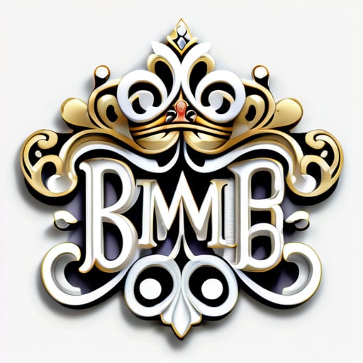 fancy name Emma with a crown on top, in style of ultra high detail, ornately detailed, elegant and ornate, highly detailed , ornate and elegant, hyper detailed ornament, detailed letters, detailed intricate elegant, detailed digital 3d art, ornate and hyper detailed, illustration, photorealistic white background sticker