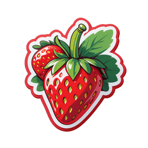 Fresh Strawberry sticker