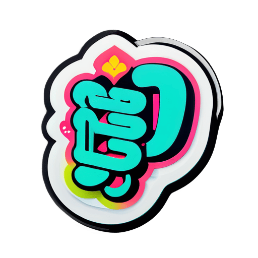 BACCHAN NAME STICKERS sticker