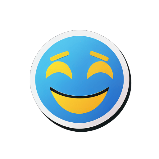 Smiley man sticker