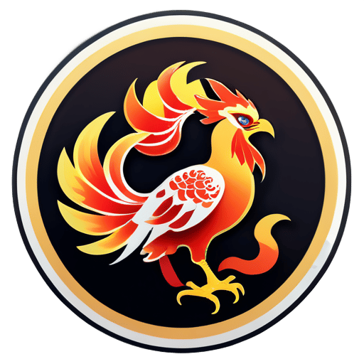 China Phoenix sticker