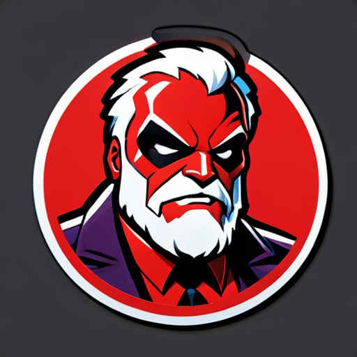 Marxist Prediator Marvel character sticker sticker
