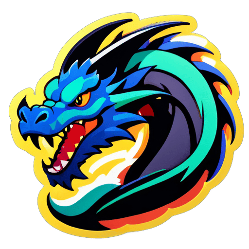 Drache sticker