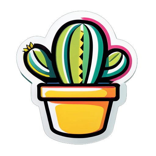 Kaktus sticker