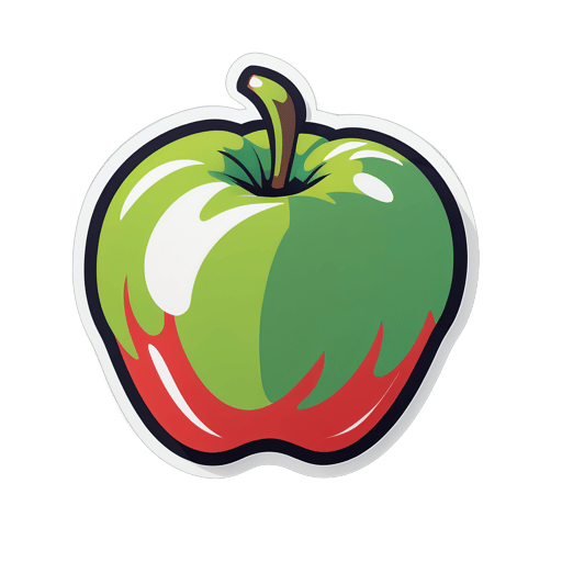 Leckere Apfel sticker