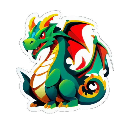 I need a logo for "Email Dragon.". It's purpose is to extract email accounts and social accounts from URL in Google SERPs in return for keywords. sticker