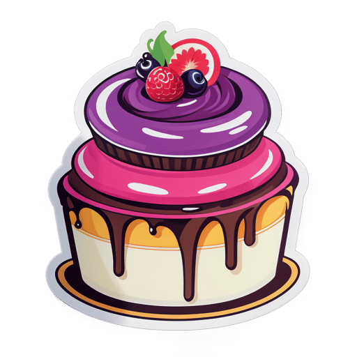 Delicious Desserts: Cake sticker