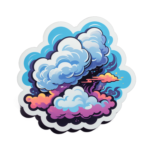 Drift Smoke Cloud sticker