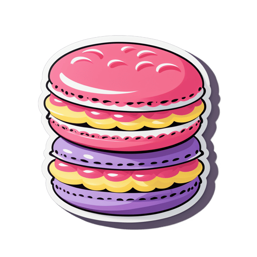 Macaron ngon sticker