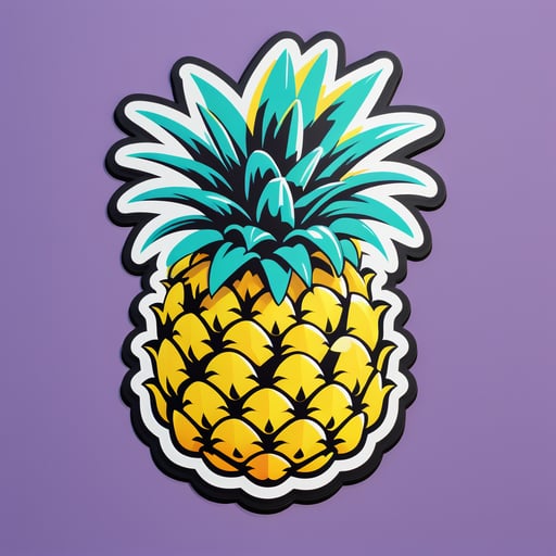Fresh Pineapple sticker