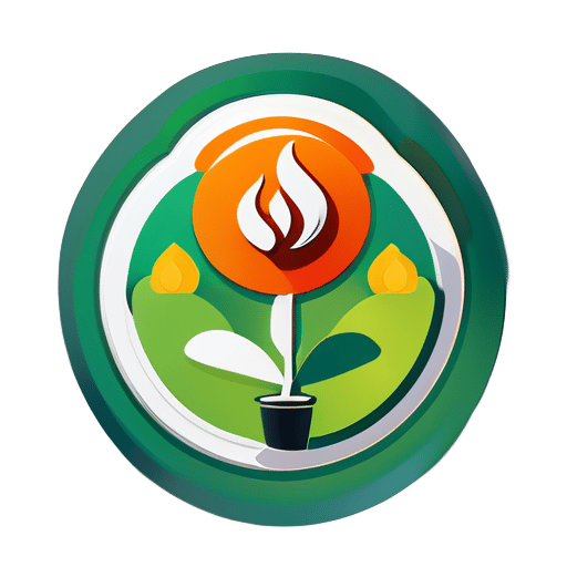 create a sticker for java springboot with icons of java, spring and boots sticker
