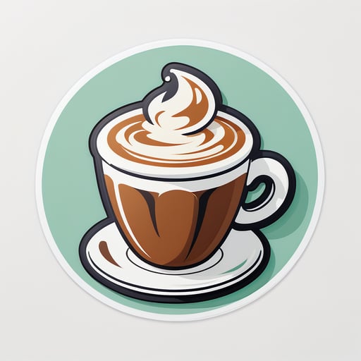 Cappuccino Fresco sticker