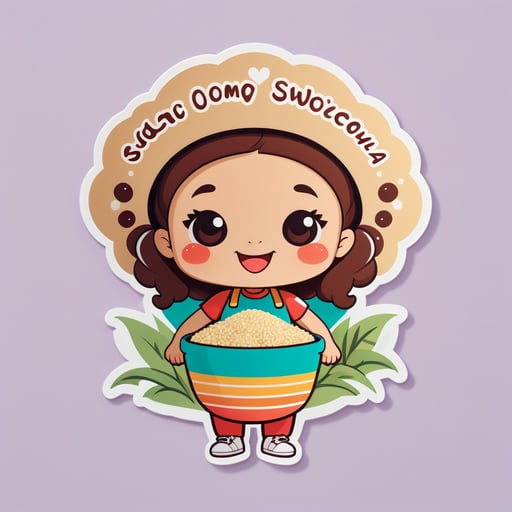 cute Quinoa sticker