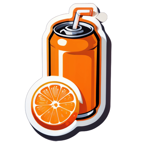 Orange, cola, and oranges, can succeed sticker