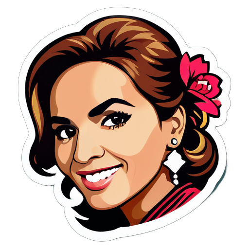 maria becerra argentina singer sticker