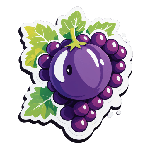 Fresh Grape sticker