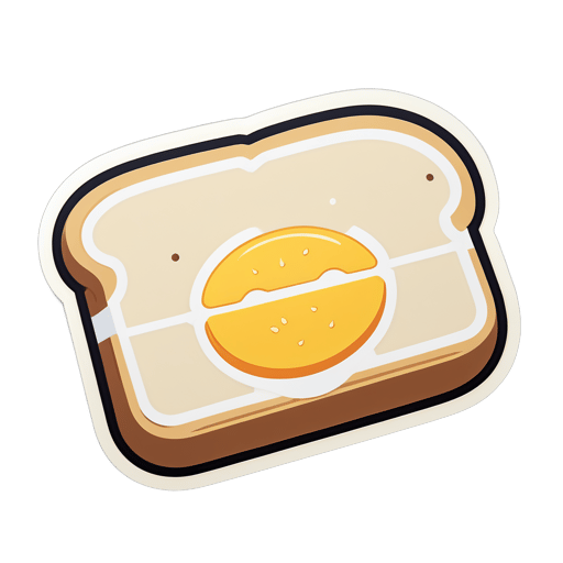 Frisches Toast sticker