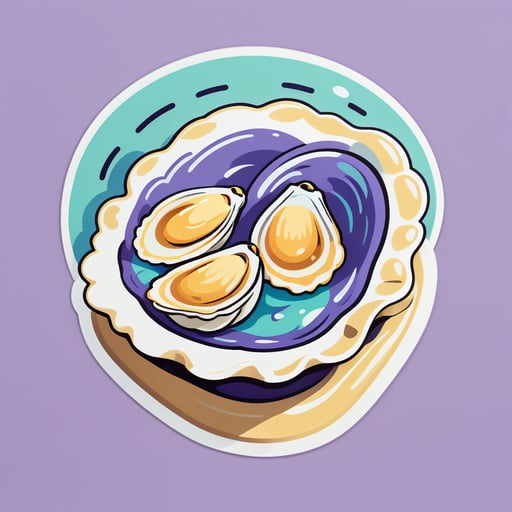 cute Oysters sticker