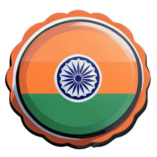 Drapeau national de l'Inde sticker