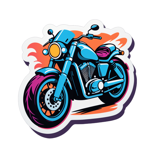 Motorcycle sticker