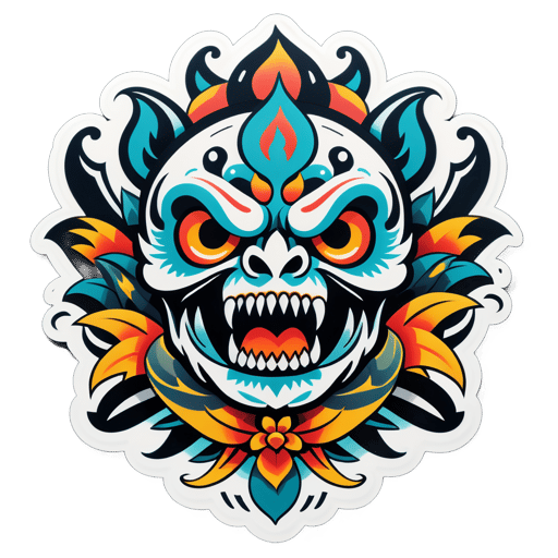 Traditional Tattoo Flash sticker