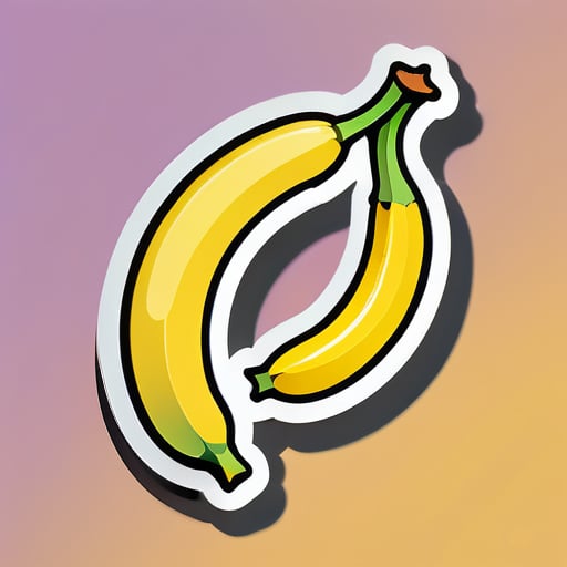 Banane sticker