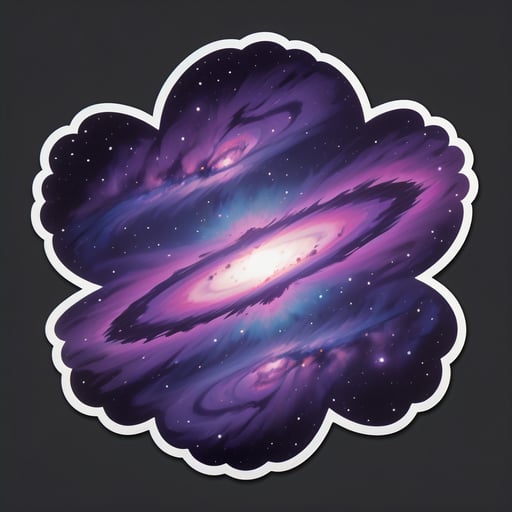 Nocturnal Nemesia Nebula sticker