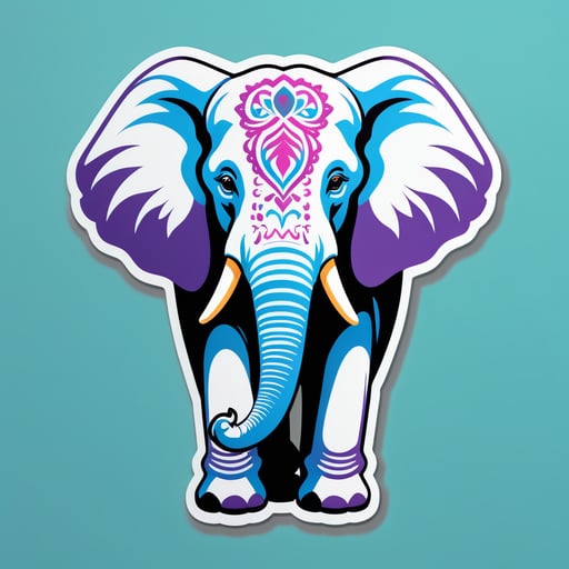 Majestic Elephant sticker