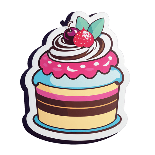 Fresh Desserts: Cake sticker