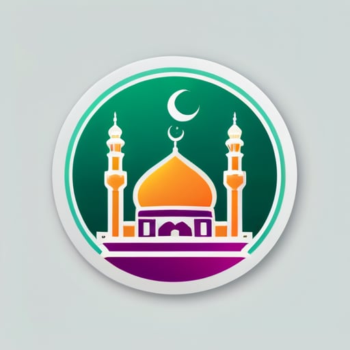Islamic culture sticker