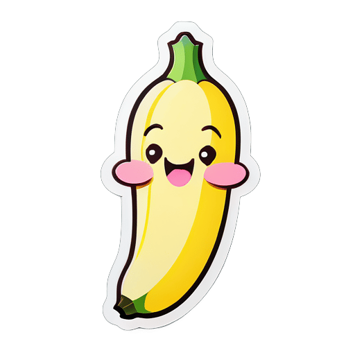 Niedliche Banane sticker