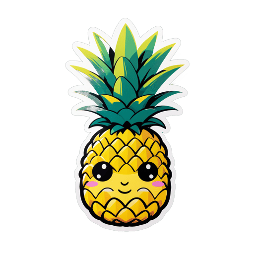 可爱的菠萝 sticker