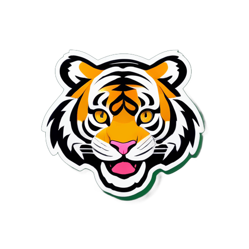 Ein Tiger sticker