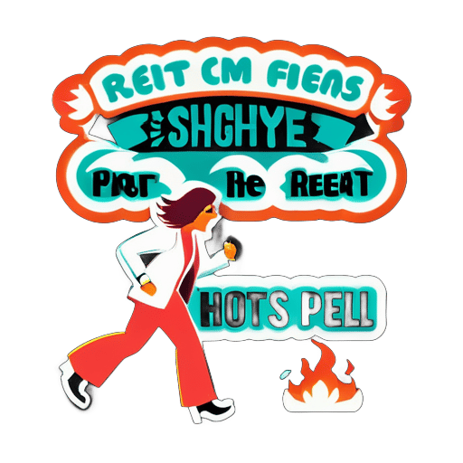 women going though menopause with the saying hot flashes more like a highway to hell at this point sticker