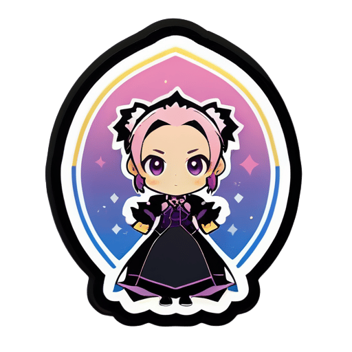 natsuki subaru de rezero sticker