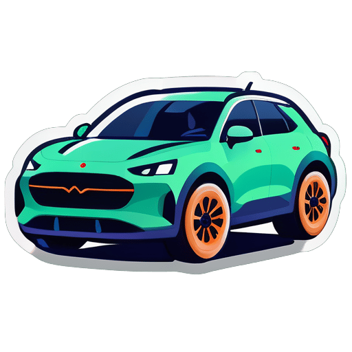 crm for automotive in car industry project create sticker