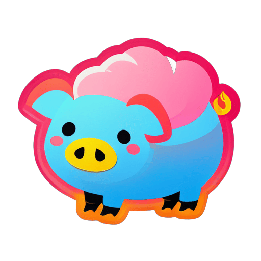pig sticker