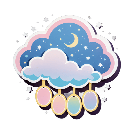Sweet Dreams Cloud sticker
