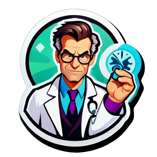 doctor mad sticker